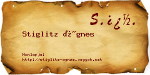 Stiglitz Ágnes névjegykártya